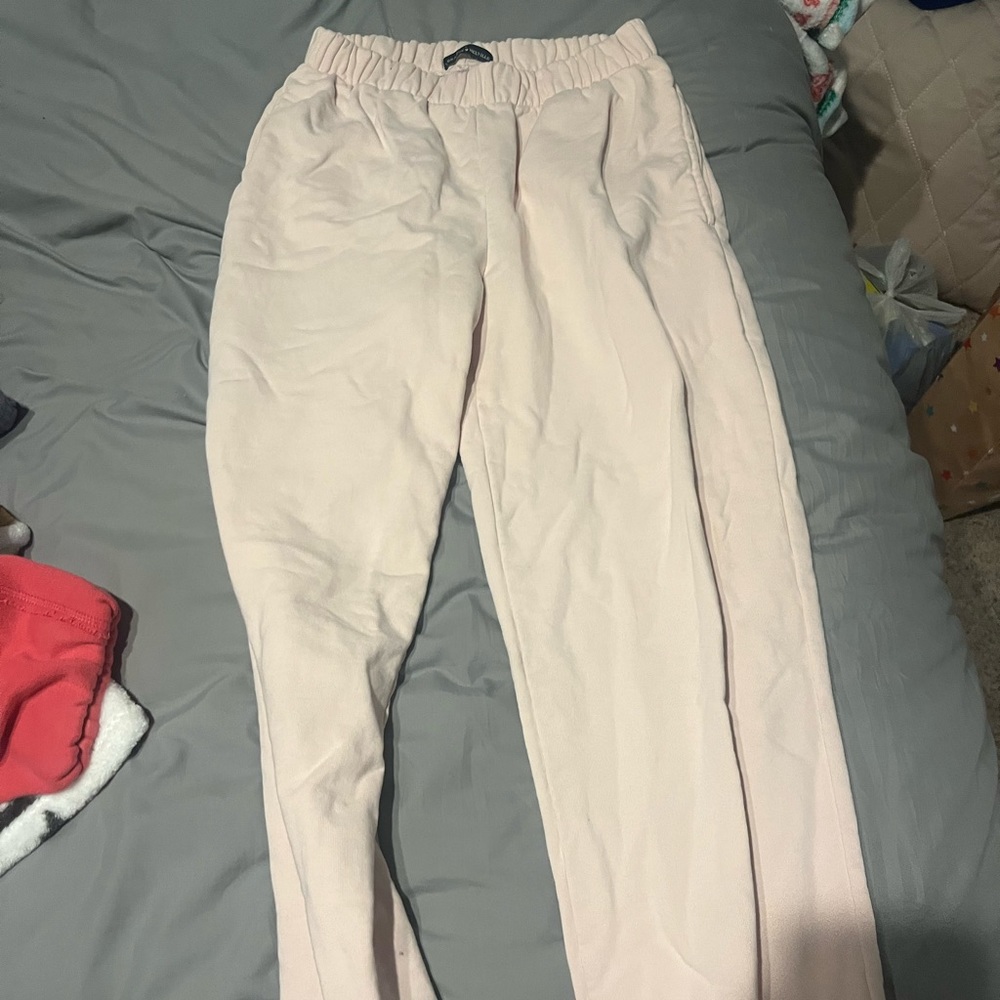 Brandy Melville Light Pink Sweats